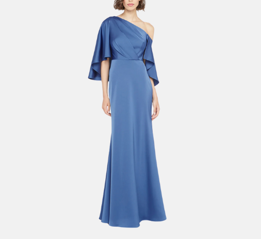 theia evening dresses Kia Cape Gown Solace london Buy Black 100% Cotton color:Ivory the fit and you ladies maxi dress sale