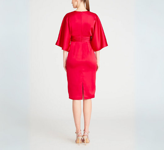 kimono satin dress Jodi