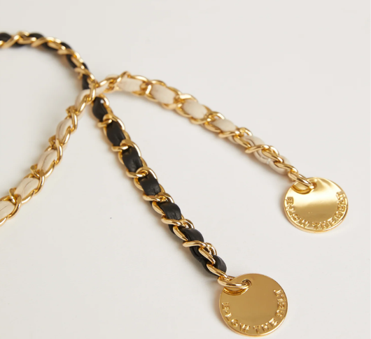 B-Low The Belt - Madelyn Chain Belt in Black Gold – Sophia  display picture 3