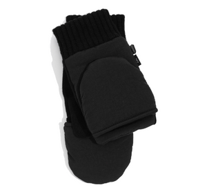 Echo - Cloud Puffer Pop Top Gloves in Black