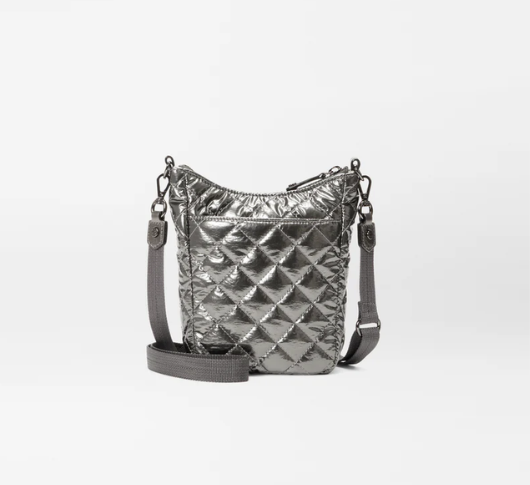 MZ WALLACE Crosby Go bag in Pewter Metallic – Sophia Lustig