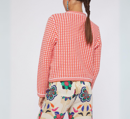 Veste femme à carreaux rouges T44 - Vêtements