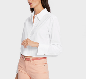 Marc Cain - Boxy Cut Blouse in White