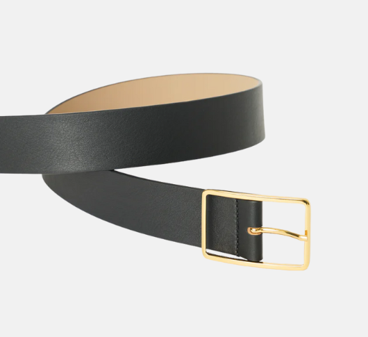 B-Low the Belt - Milla Leather Belt with Gold Buckle in  display picture 1