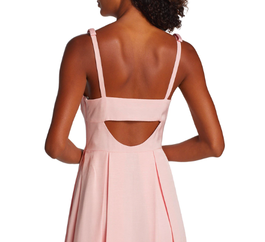 ml monique lhuillier off the shoulder midi dress ML Monique Lhuillier