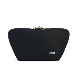 Kusshi - Signature Makeup Bag in Black/Cool Grey