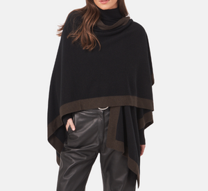 Repeat - Cape in Brown and Black Multi