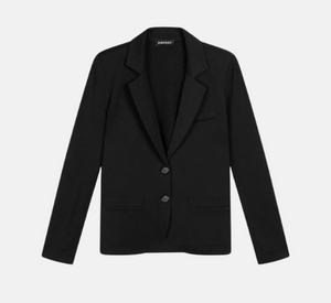 Repeat - Fitted Knit Jacket in Black