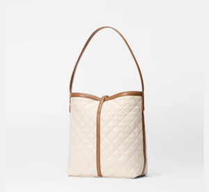 MZ Wallace - Small Astor Hobo Bag in Sandshell
