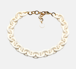 PONO - Round Link Necklace in Latte