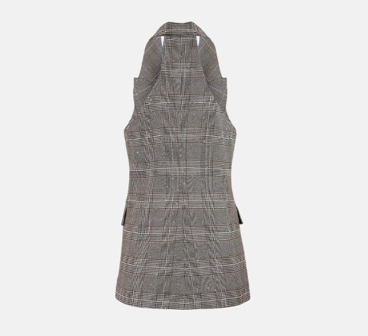 Theo - Eudora Sequined Vest in Koffee