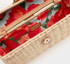 Frances Valentine - Wicker Crossbody Clutch
