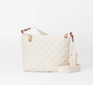 MZ Wallace - Metro Scout Deluxe Crossbody Bag in Sandshell