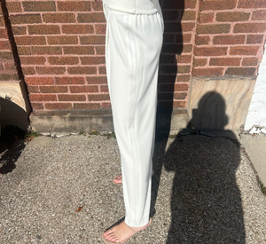 Drew - Eliza B Crepe Tuxedo Trouser in Ivory