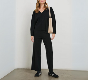 Rails - Krista Sweater Knit Pull on Pant in Black