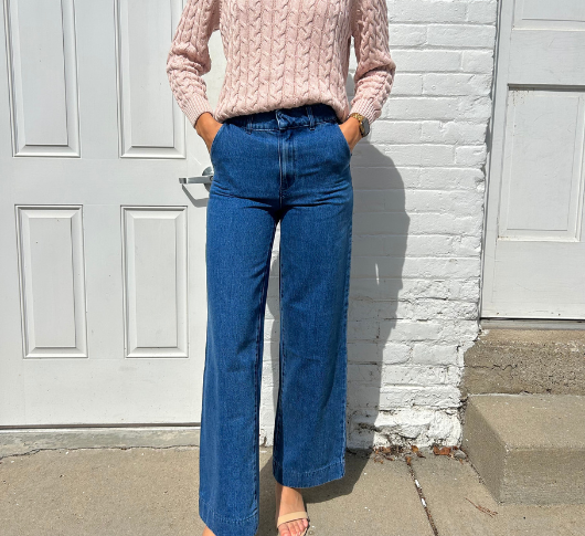 Joe's Jeans - Holly Full Leg Trousers in Fine