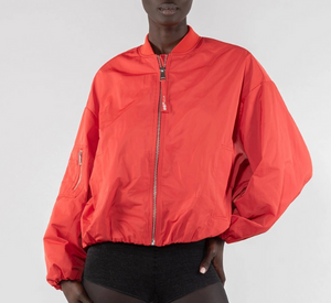 OOF - Short Bomber Jacket in Flame