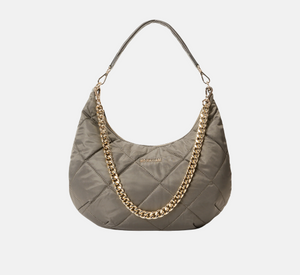 MZ Wallace - Madison Large Diamond Quilted Shoulder Bag in Magnet