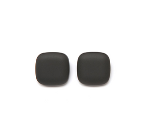 PONO - Square Clip Earring in Matte Black