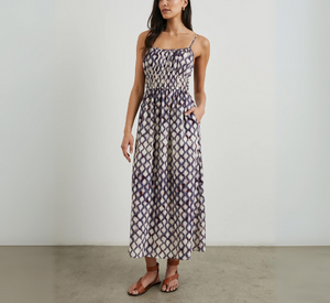 Rails - Fatima Dress in Iris Shibori Print