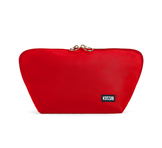 
            
                Load image into Gallery viewer, Kusshi - Signature Makeup Bag in Candy Apple/Pink
            
        