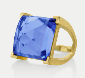 Dean Davidson Design - Plaza Ring With Gemstone in Midnight Blue