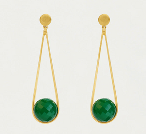 Dean Davidson - Ipanema Earrings in Green Onyx