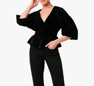 Joe's Jeans - Mona Velvet Wrap Top