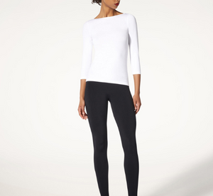 Wolford - Cordoba 3/4 Sleeve Top in White