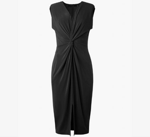 Iris Setlakwe - Sleeveless Front Knot Jersey Dress