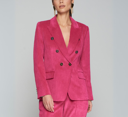 Vilagallo - Corduroy Jacket in Cherry – Sophia Lustig