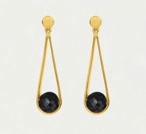 Dean Davidson Design - Mini Ipanema Small Long Drop Earrings in Black and Onyx