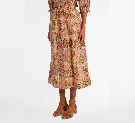 
            
                Load image into Gallery viewer, Marie Oliver- Estine Wrap Skirt
            
        