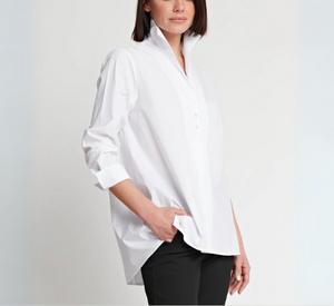 Hinson Wu - Betty Long Sleeve Cotton Tunic in White