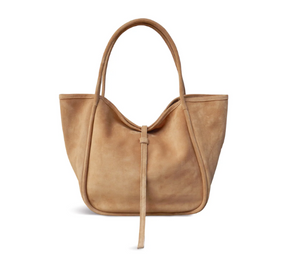 OLIEVE - Ellis Suede Hobo Tote in Pane