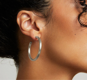 Dean Davidson Design - Dune Large Hoops in Silver