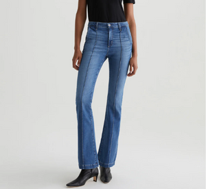 AG Jeans - Farrah Mid Rise Center Seam Jeans in Libertene