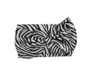 M.ANDONIA - Flirt Bow Clutch in Zebra