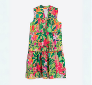 Vilagallo - Isa Tropical Print Dress