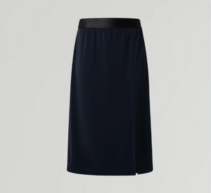 Iris Setlakwe - Front Slit Skirt in Navy