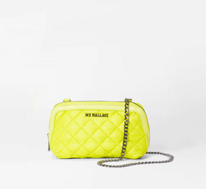 MZ Wallace - Small Emily Crossbody in Acid Yellow