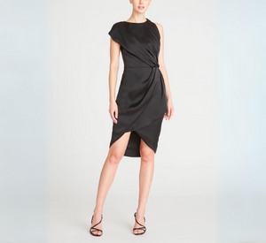 Theia Makena One-Shoulder Cocktail Dress, 4 / Black Theia Makena One-Shoulder Cocktail Dress, 4 / Black