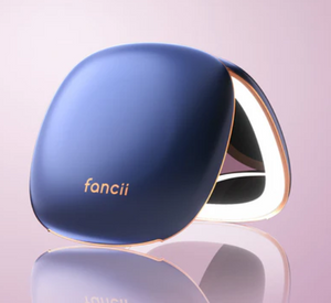 Fancii - Mila Compact Mirror With Light in Indigo