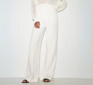 Luisa Cerano - Wide-leg Pants in Off White