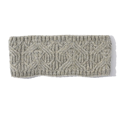 Echo - Loopy Cable Headband in Silver