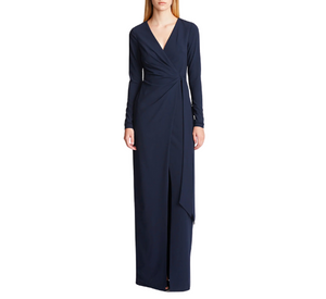 Halston - Jasmine Fluid Crepe Gown