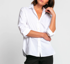 Hinson Wu - Reese Luxe Cotton Shirt in White