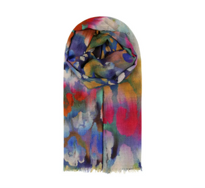 OMBRE LONDON - Water Color Print Scarf