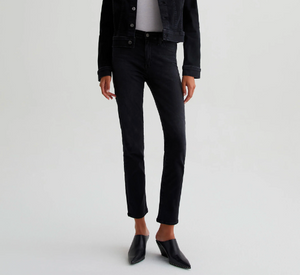 AG Jeans - Mari High Rise Slim Straight Jeans in City View