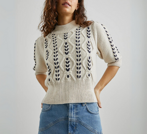 Rails - Addy Sweater in Oatmeal/Navy